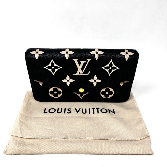 Louis Vuitton FÉLICIE POCHETTE  Bicolor Monogram Empreinte Leather - Picture 13 of 13